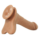 9 Inch ULTRASKYN Super D Dildo in Caramel