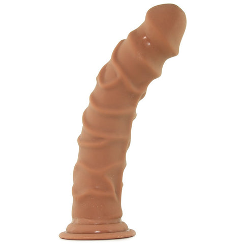 8 Inch ULTRASKYN Ragin' D Dildo in Caramel