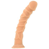 10 Inch ULTRASKYN Ragin' D Dildo in Vanilla