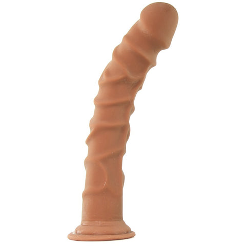 10 Inch ULTRASKYN Ragin' D Dildo in Caramel