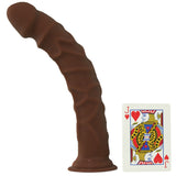 10 Inch ULTRASKYN Ragin' D Dildo in Chocolate