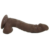 7.5 Inch ULTRASKYN Ragin' D Dildo in Chocolate