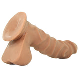 9 Inch ULTRASKYN Ragin' D Dildo in Caramel