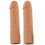 16" ULTRASKYN Double D Dildo in Caramel