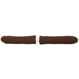 16" ULTRASKYN Double D Dildo in Chocolate