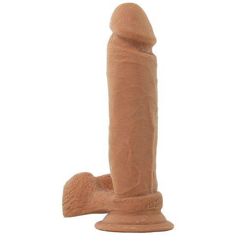 8 Inch ULTRASKYN Perfect D Dildo in Caramel