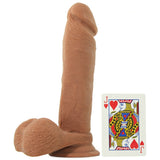 8 Inch ULTRASKYN Perfect D Dildo in Caramel