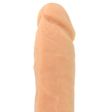 7 Inch ULTRASKYN Perfect D Vibrating Dildo in Vanilla