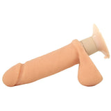 7 Inch ULTRASKYN Perfect D Vibrating Dildo in Vanilla