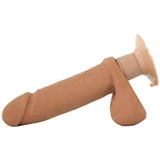 7 Inch ULTRASKYN Vibrating Dildo in Caramel