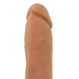 8 Inch ULTRASKYN Perfect D Vibrating Dildo in Caramel