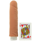 7 Inch ULTRASKYN Shakin' D Vibrating Dildo in Caramel