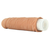 7 Inch ULTRASKYN Shakin' D Vibrating Dildo in Caramel