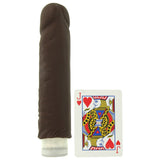 7 Inch ULTRASKYN Shakin' D Vibrating Dildo in Chocolate