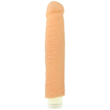 9 Inch ULTRASKYN Shakin' D Vibrating Dildo in Vanilla