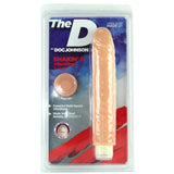 9 Inch ULTRASKYN Shakin' D Vibrating Dildo in Vanilla