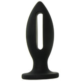 Kink Lube Luge 4" Silicone Plug in Black