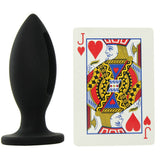 Kink Lube Luge 4" Silicone Plug in Black