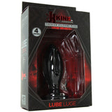 Kink Lube Luge 4" Silicone Plug in Black