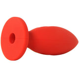 Kink Lube Luge 4" Silicone Plug in Red