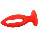Kink Lube Luge 5" Silicone Plug in Red