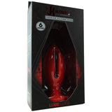 Kink Lube Luge 6" Silicone Plug in Red