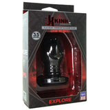 Kink Explore Hollow Silicone 3.5" Plug in Black