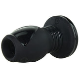Kink Explore Hollow Silicone 4" Plug in Black