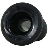 Kink Explore Hollow Silicone 4" Plug in Black