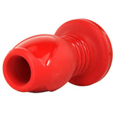 Kink Explore Hollow Silicone 4" Plug in Red