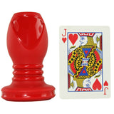 Kink Explore Hollow Silicone 4" Plug in Red