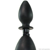 Kink Flow Fill Silicone Douche Accessory in Black