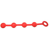 Kink Everything Butt Solid Anal Balls in Red