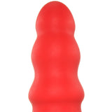 Kink Everything Butt Rippled Vibrating Plug in Red