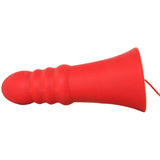 Kink Everything Butt Ridged Vibrating Plug in Red