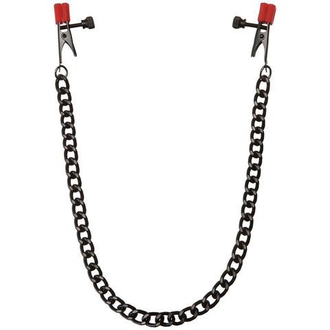 Kink Nipple Clips with Heavy Chain