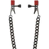 Kink Nipple Clips with Heavy Chain