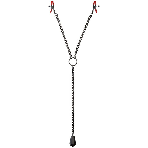 Kink Tug Nipple Clips with Heavy Weight