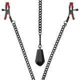 Kink Tug Nipple Clips with Heavy Weight