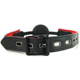 Kink Leather and Silicone Ball Gag