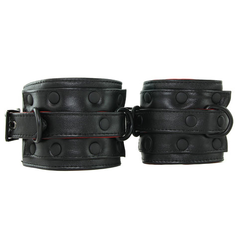 Kink Leather Wrist Restraints in Black