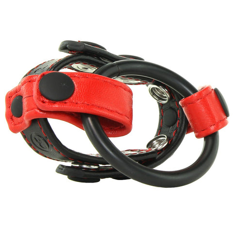 Kink Leather Master Cock and Ball Ring