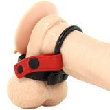 Kink Leather Master Cock and Ball Ring