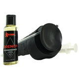 Kink Drencher Silicone Squirting Vac-U-Lock Cock in Black