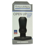 TitanMen Open Up Tunnel Plug in Black