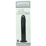 TitanMen UR3 12 Inch Vac-U-Lock Dildo in Black