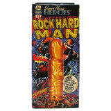 Super Hung Heroes Rock Hard Man Dildo in Gold