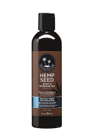 Hemp Massage & Body Oil 2oz/60mL in Moroccan Nights