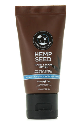 Hemp Seed Hand & Body Lotion 1oz/30mL in Moroccan Nights