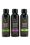 Hempseed Massage Oil Gift Set in 2oz/59mL x 3